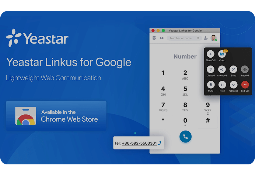 webphone video linkus google chrome